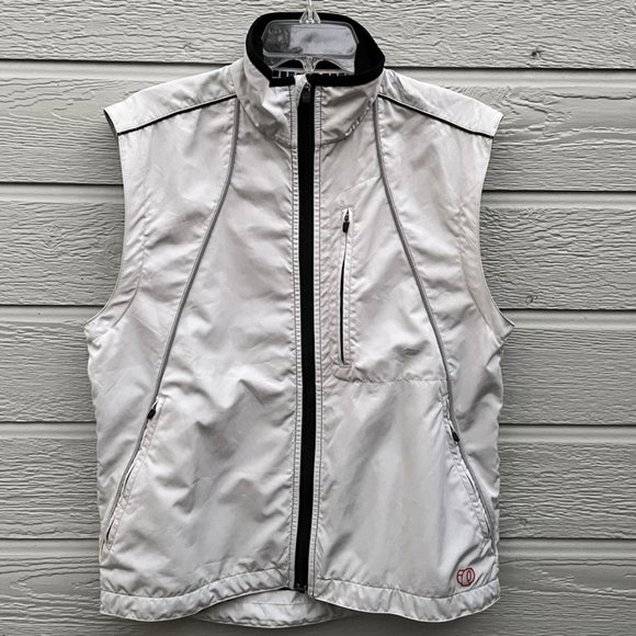 Vintage Pearl Izumi Convertible Cycling Jacket Vest, Silver / Gray, Men's Small - Picture 5 of 11